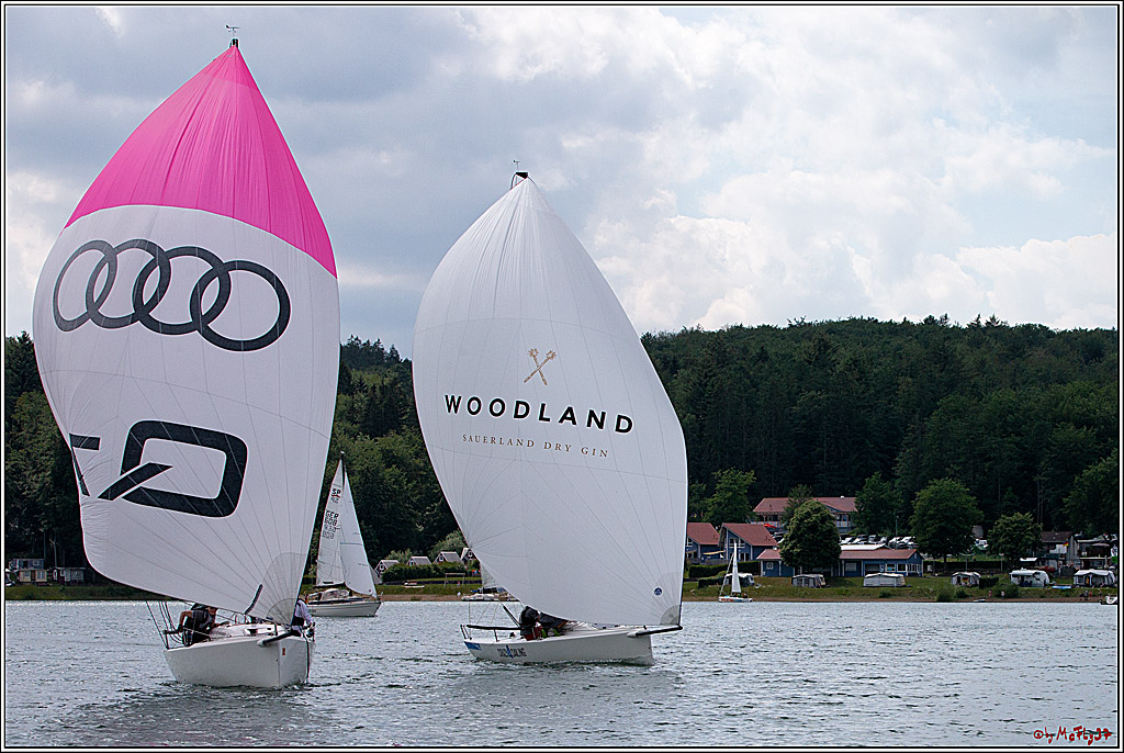 J70 - WOODLAND, 12.06.2021 Segelboot; Segeln; Woodland; Spinnaker; J70; Sorpesee; Sauerland